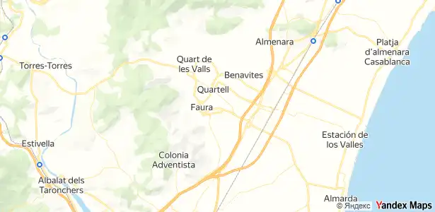 Vista exterior de Garatge en venda en Faura