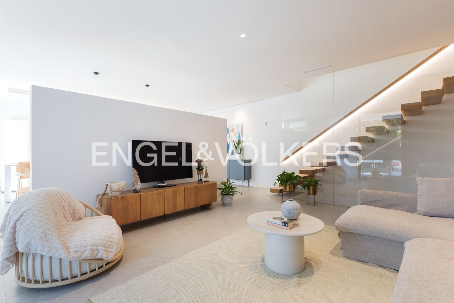 Living room of House or chalet for sale in Picanya  with Air Conditioner, Heating and Private garden