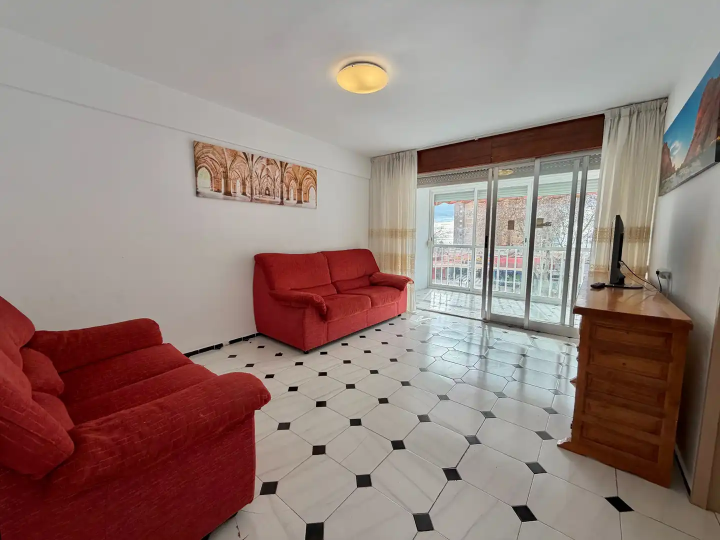 Wohnzimmer von Wohnung zum Verkauf in Benidorm mit Terrasse, Möbliert und Gemeinschaftspool
