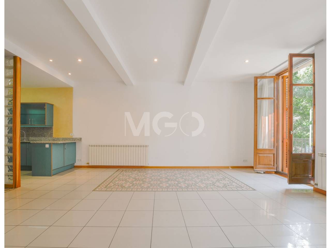 Living room of Flat for sale in Vic  with Heating, Parquet flooring and Balcony