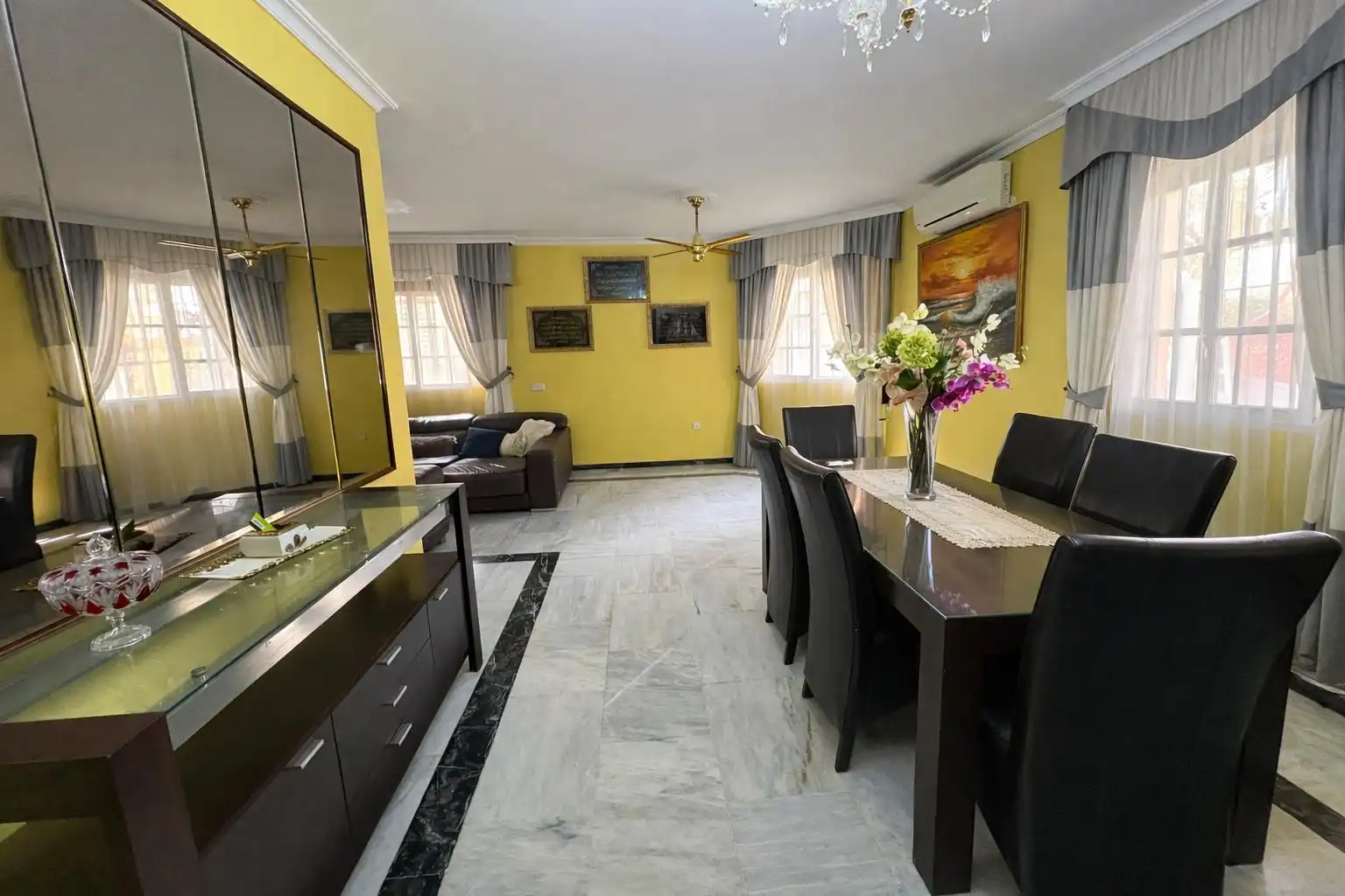 Dining room of Houses for sale in Algeciras  with Air Conditioner, Private garden and Terrace