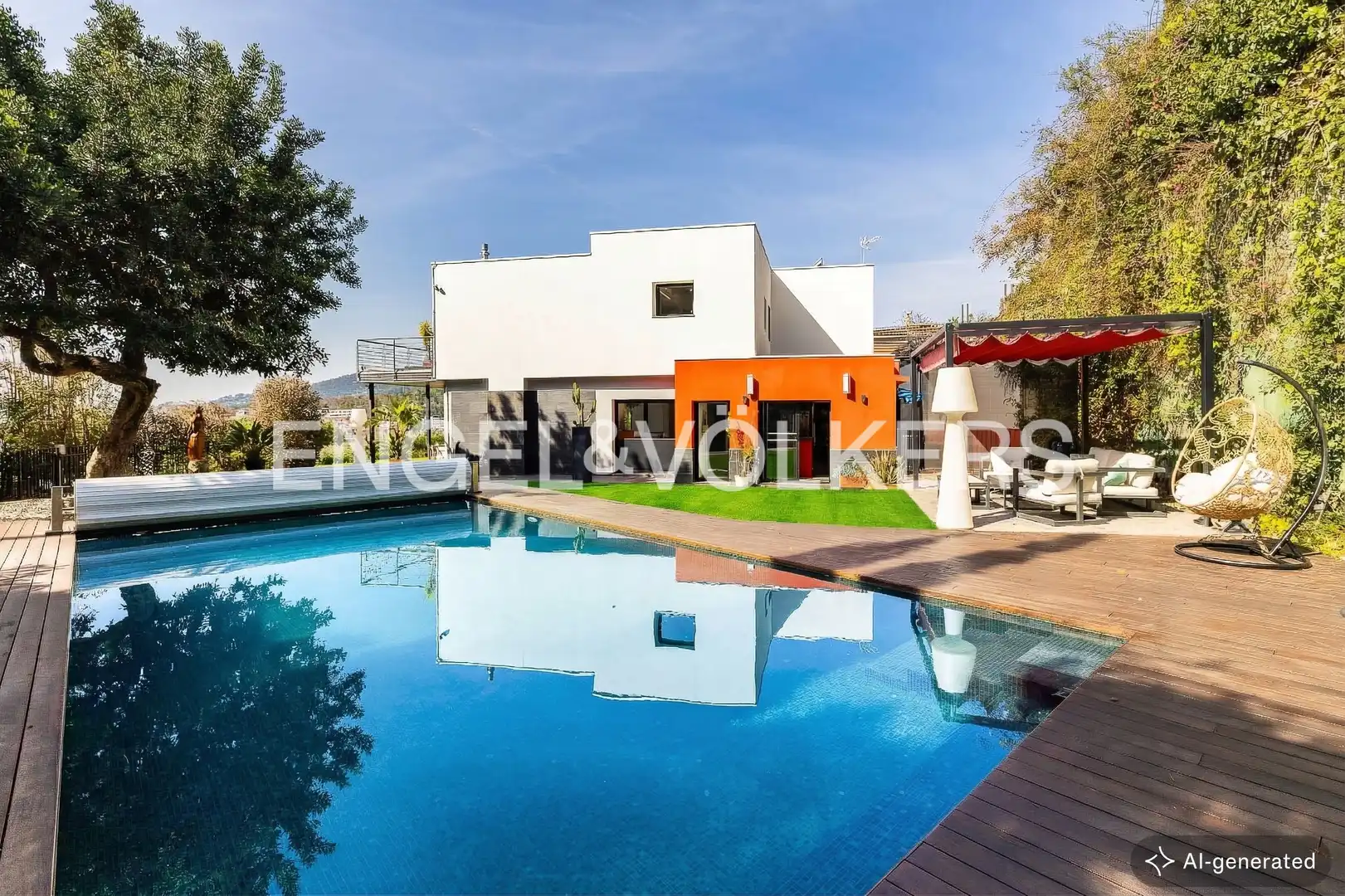 Vista exterior de Casa o chalet de alquiler en Cabrils con Aire acondicionado, Calefacción y Jardín privado