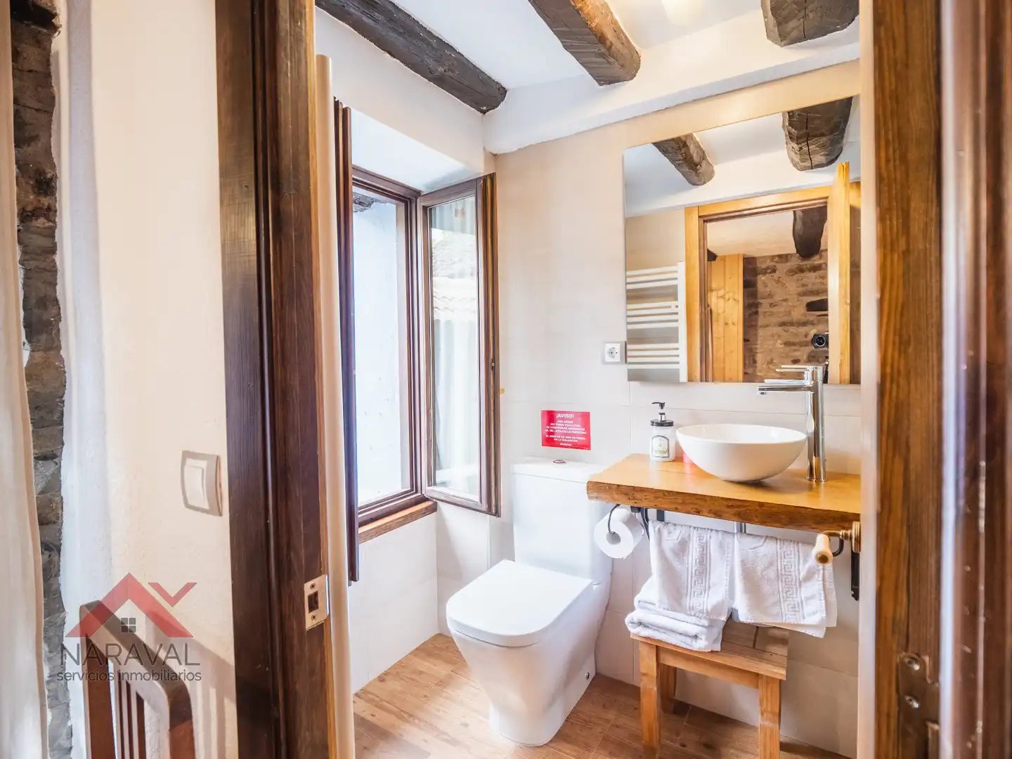 Baño de Casa o chalet en venta en Fiscal con Aire acondicionado, Calefacción y Jardín privado