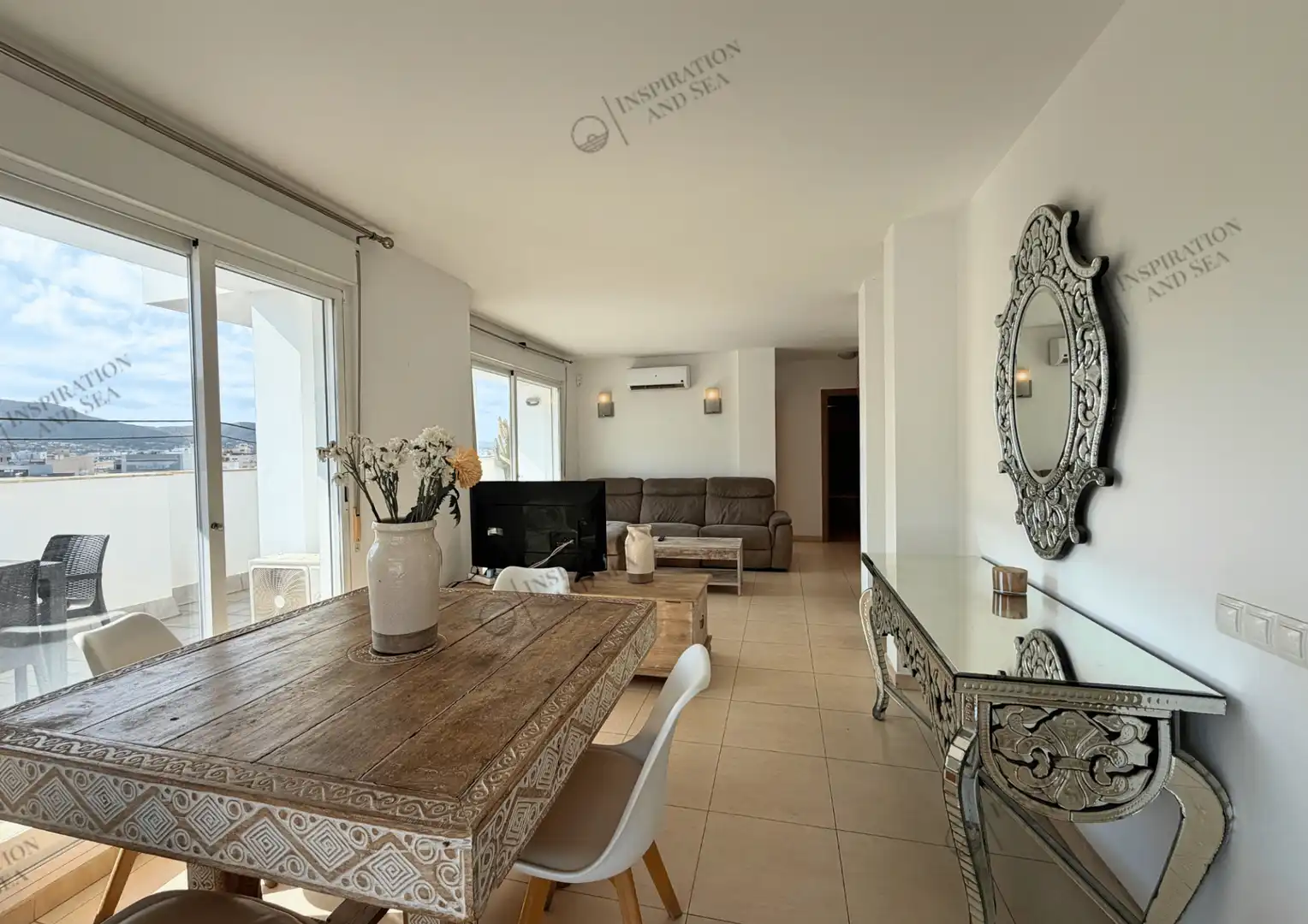 Wohnzimmer von Wohnung zum Verkauf in Eivissa mit Klimaanlage, Terrasse und Möbliert