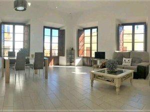 Living room of Flat to rent in Ronda  with Air Conditioner and Furnished