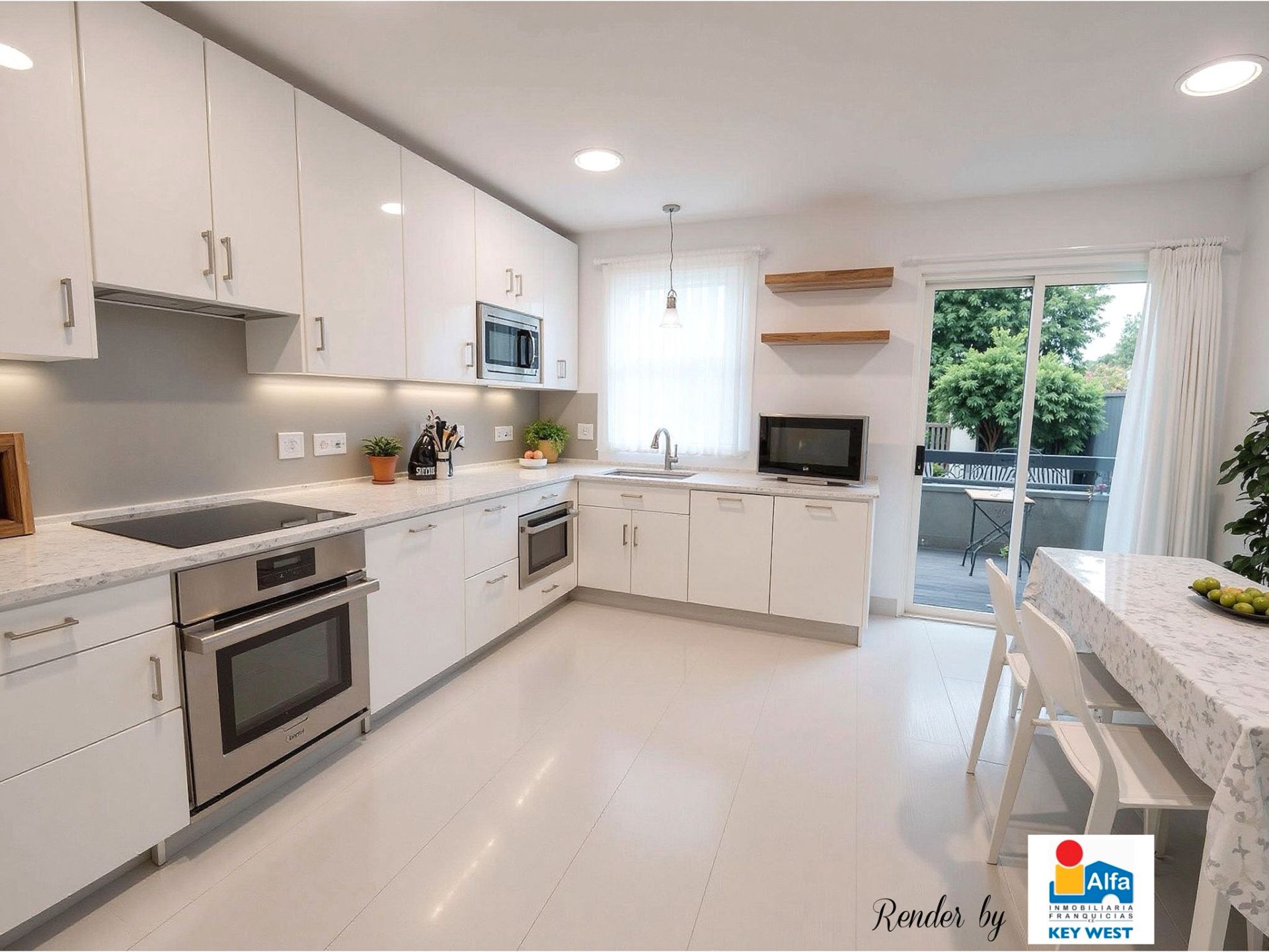 Küche von Maisonette zum Verkauf in Sevilla la Nueva mit Klimaanlage, Heizung und Terrasse