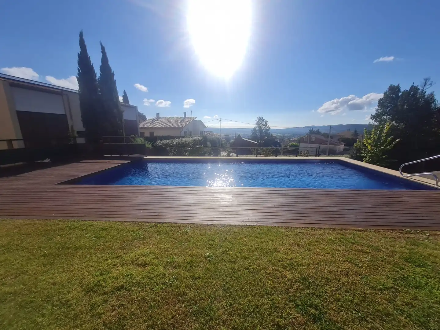 Schwimmbecken von Wohnung zum Verkauf in Moià mit Heizung, Privatgarten und Ofen