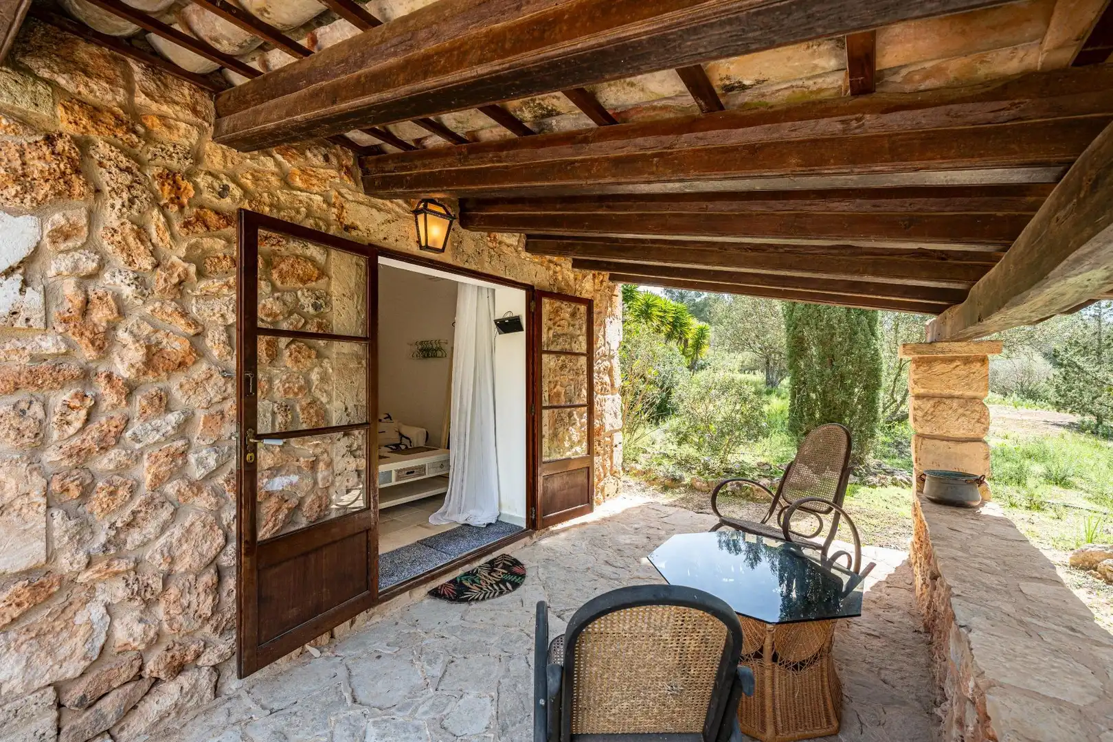 Jardín de Finca rústica en venta en Algaida con Aire acondicionado, Calefacción y Jardín privado