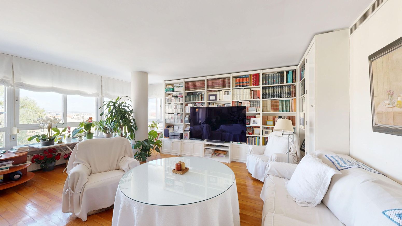 Living room of Flat for sale in  Murcia Capital  with Air Conditioner and Heating
