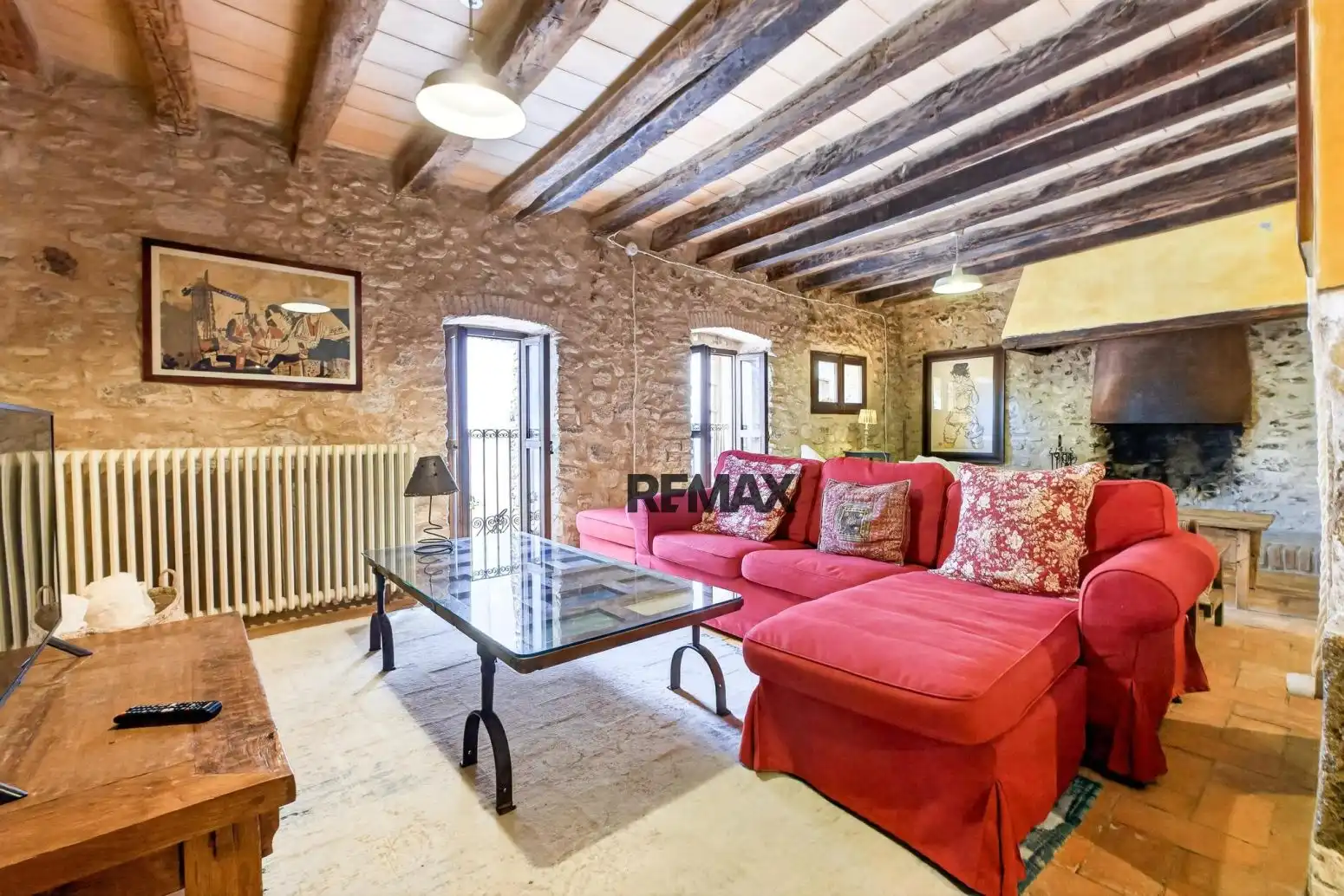Wohnzimmer von Haus oder Chalet zum Verkauf in Esponellà mit Heizung, Privatgarten und Terrasse