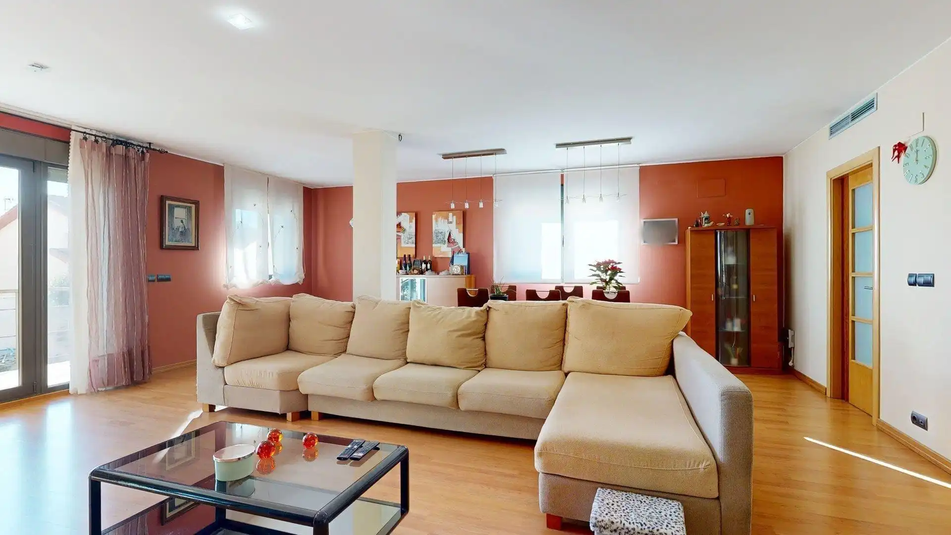 Wohnzimmer von Haus oder Chalet zum Verkauf in Nuez de Ebro mit Klimaanlage, Heizung und Privatgarten