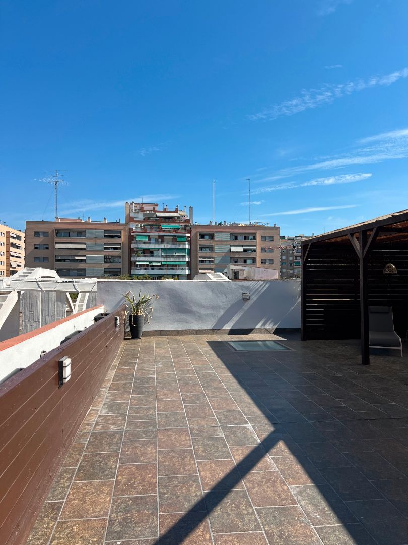 Terraza de Loft de alquiler en L'Hospitalet de Llobregat con Aire acondicionado, Calefacción y Jardín privado