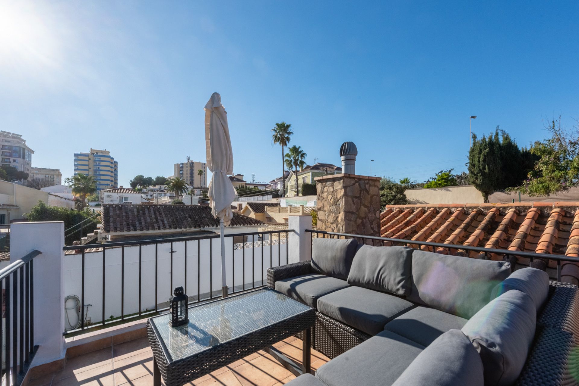 Terrace of House or chalet for sale in Fuengirola  with Air Conditioner, Private garden and Terrace