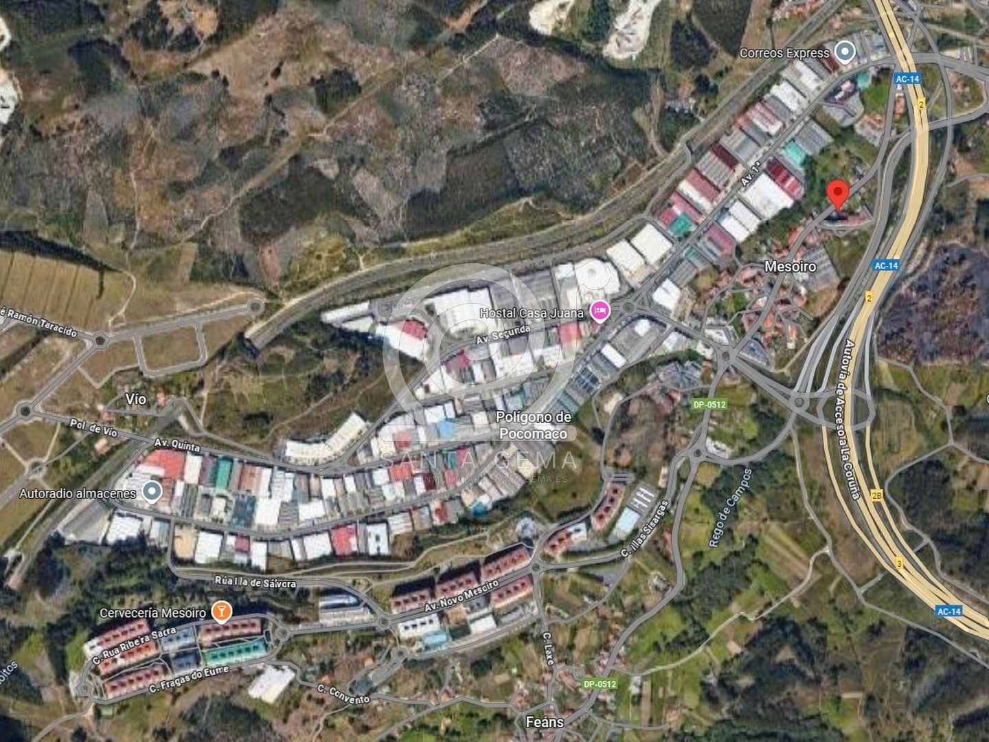 Exterior view of Residential for sale in A Coruña Capital 