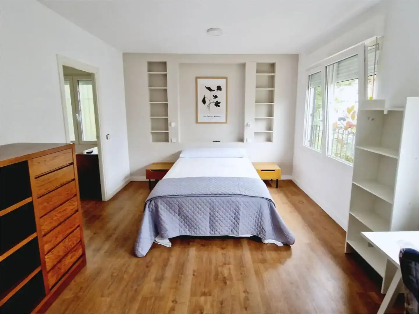 Habitación de Casa o chalet para compartir en Madrid con Aire acondicionado, Jardín privado y Parquet