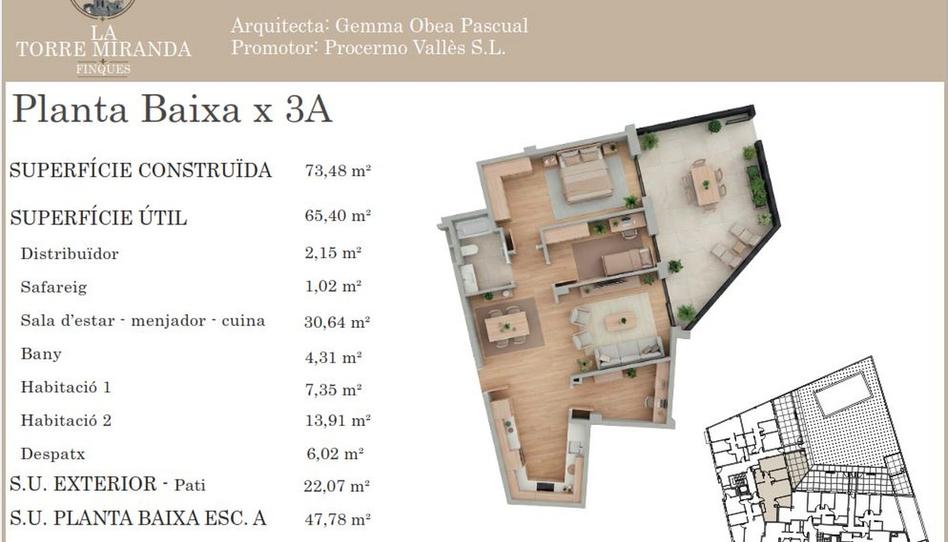 Foto 1 de Pis en venda a Carrer Montseny, 19, Llinars del Vallès, Barcelona