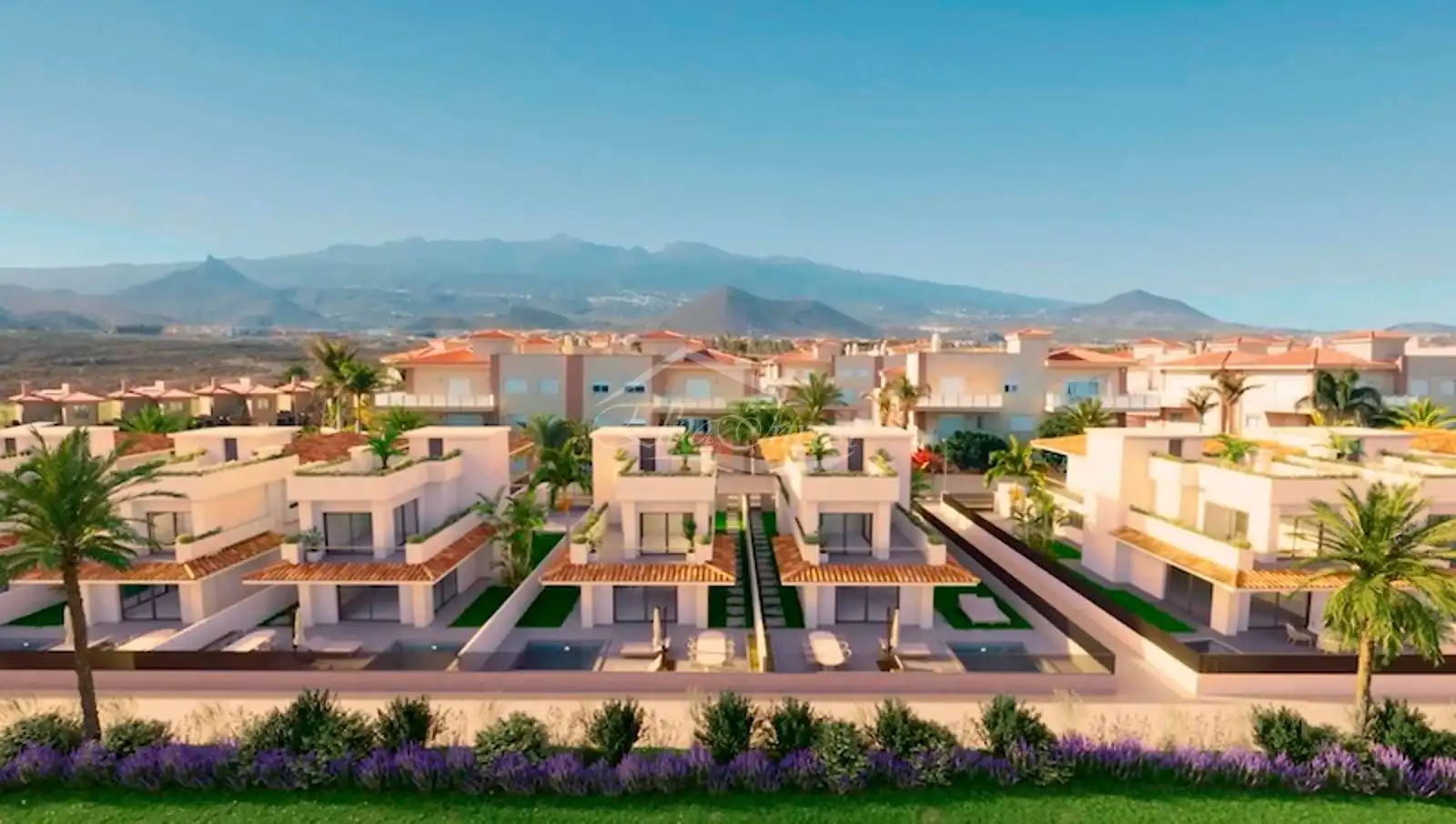 Vista exterior de Dúplex en venda en San Miguel de Abona amb Aire condicionat, Jardí privat i Terrassa