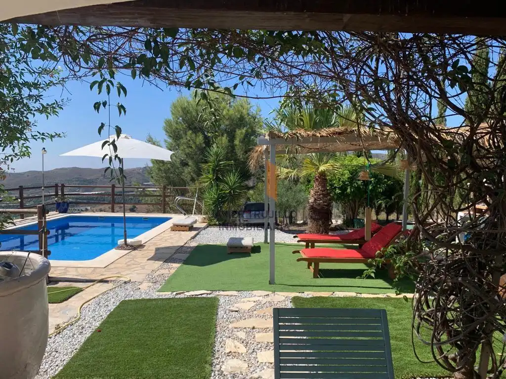 Terrace of Country homes for sale in Iznate  with Terrace, Storage room and Swimming Pool