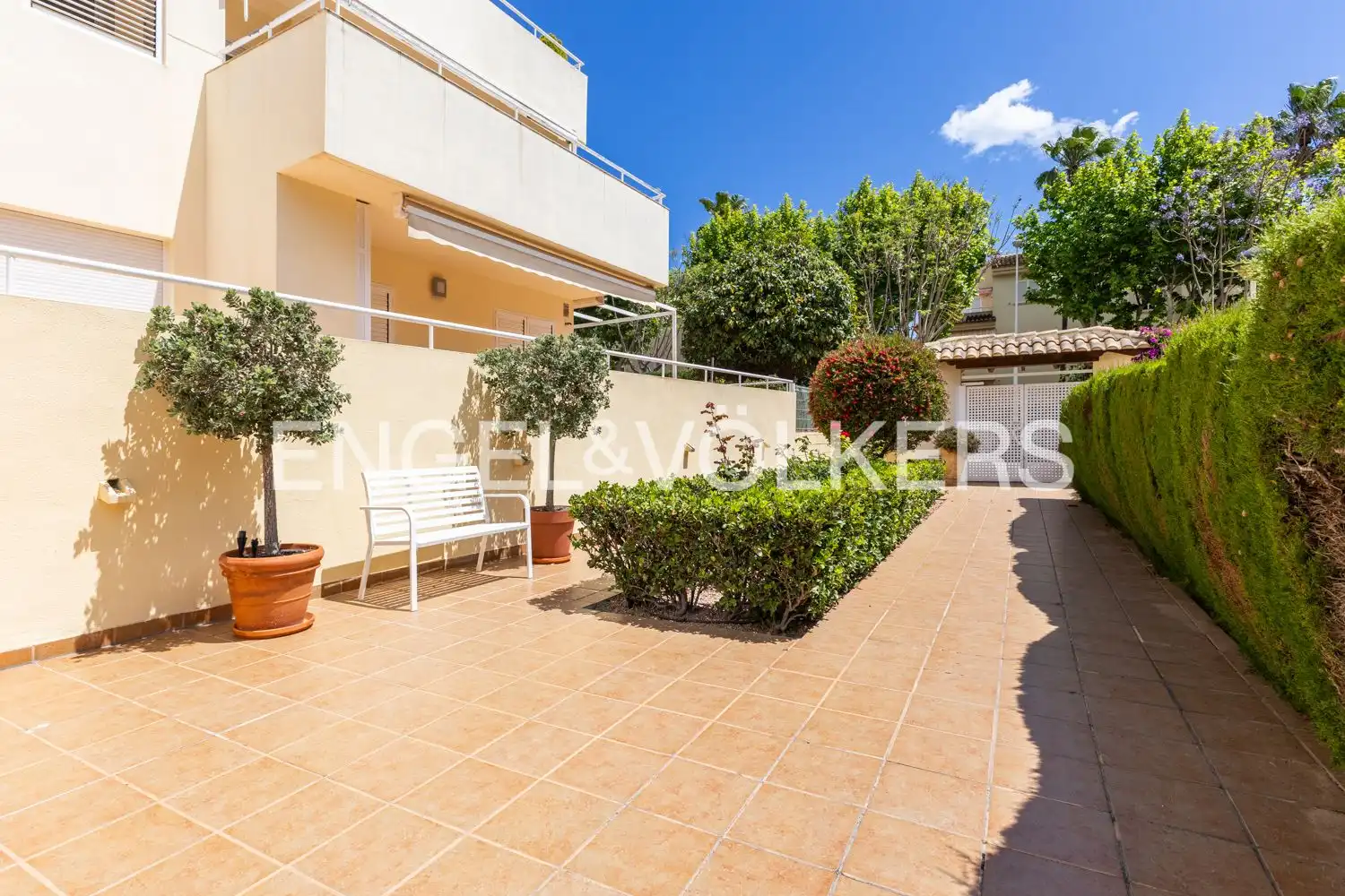 Terrace of Flat for sale in Jávea / Xàbia  with Air Conditioner, Heating and Private garden