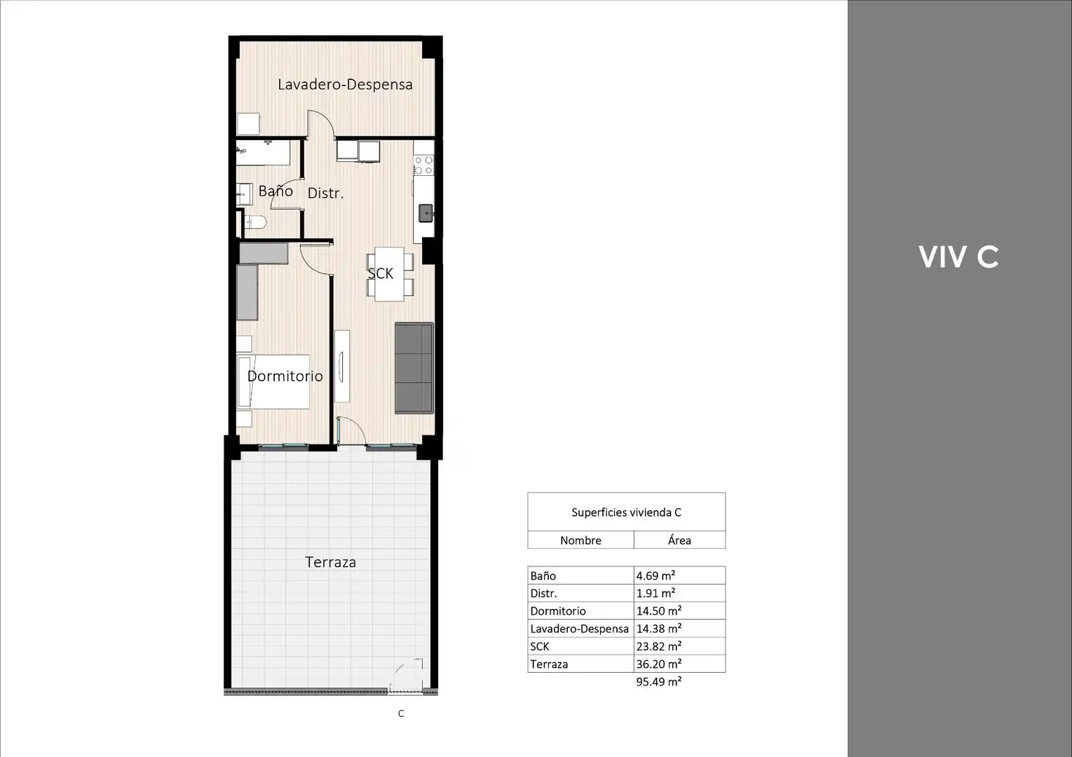 Planta baja en venta en Oropesa del Mar / Orpesa con Jardín privado, Terraza y Piscina comunitaria