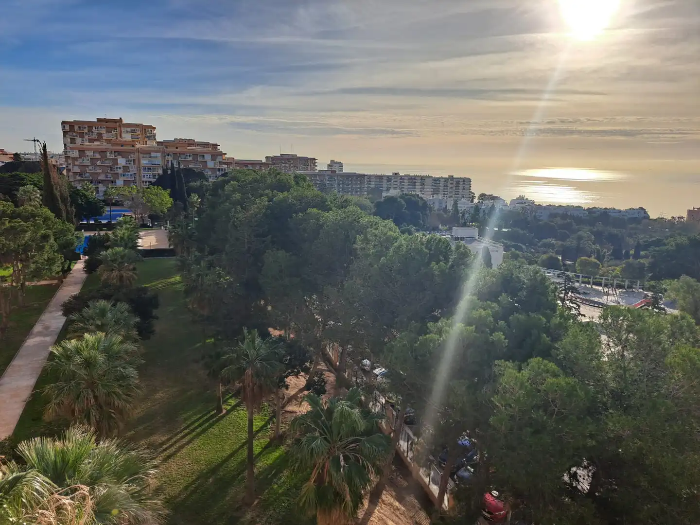 Vista exterior de Estudio en venta en Benalmádena con Aire acondicionado, Terraza y Amueblado