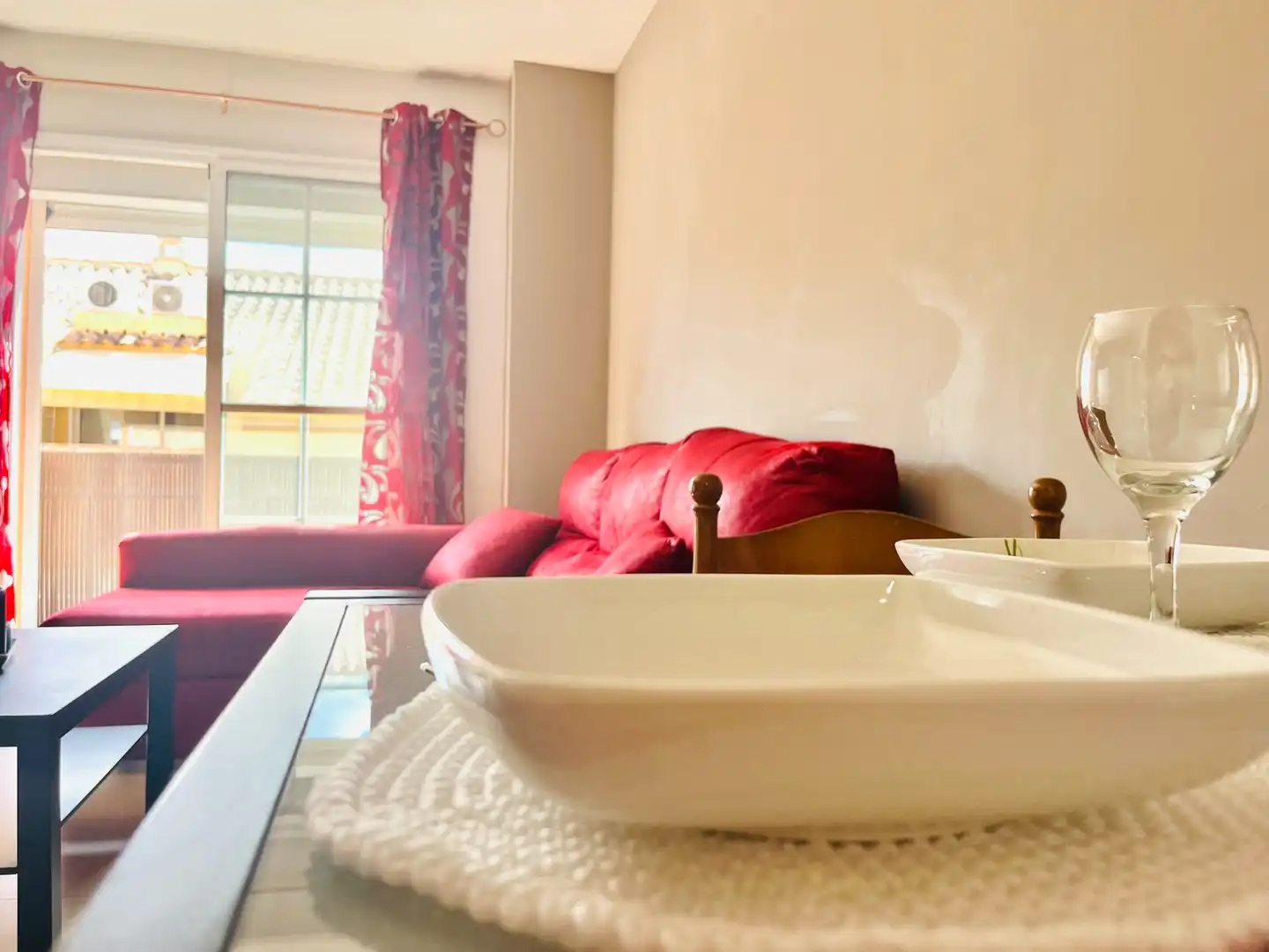 Sala de estar de Piso en venta en Alhaurín de la Torre con Aire acondicionado, Trastero y Amueblado