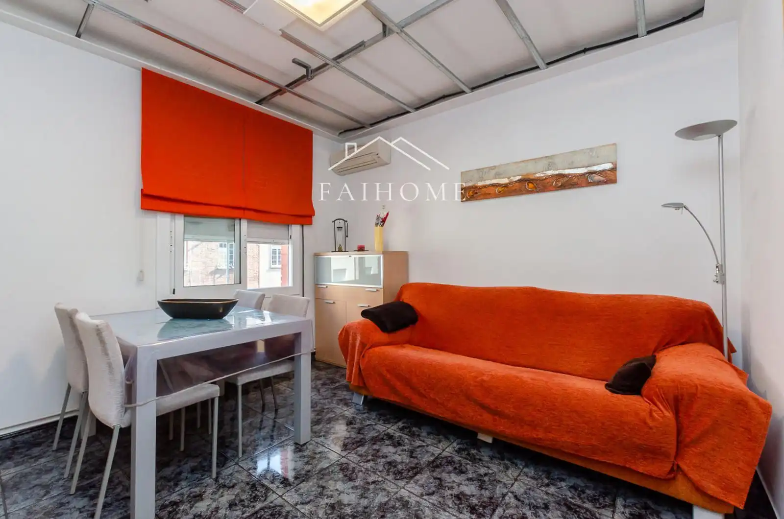 Sala de estar de Piso en venta en Badalona con Aire acondicionado, Calefacción y Terraza