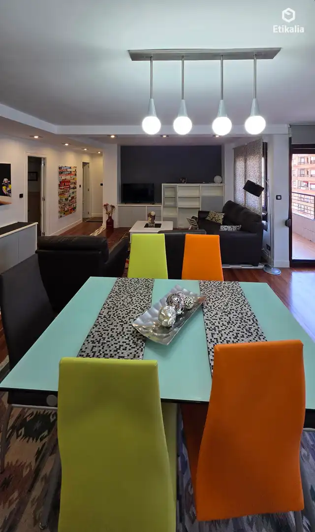 Comedor de Piso de alquiler en Portugalete con Calefacción y Terraza