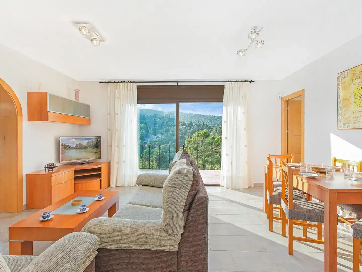 Sala de estar de Casa o chalet en venta en Lloret de Mar con Jardín privado, Piscina y Amueblado