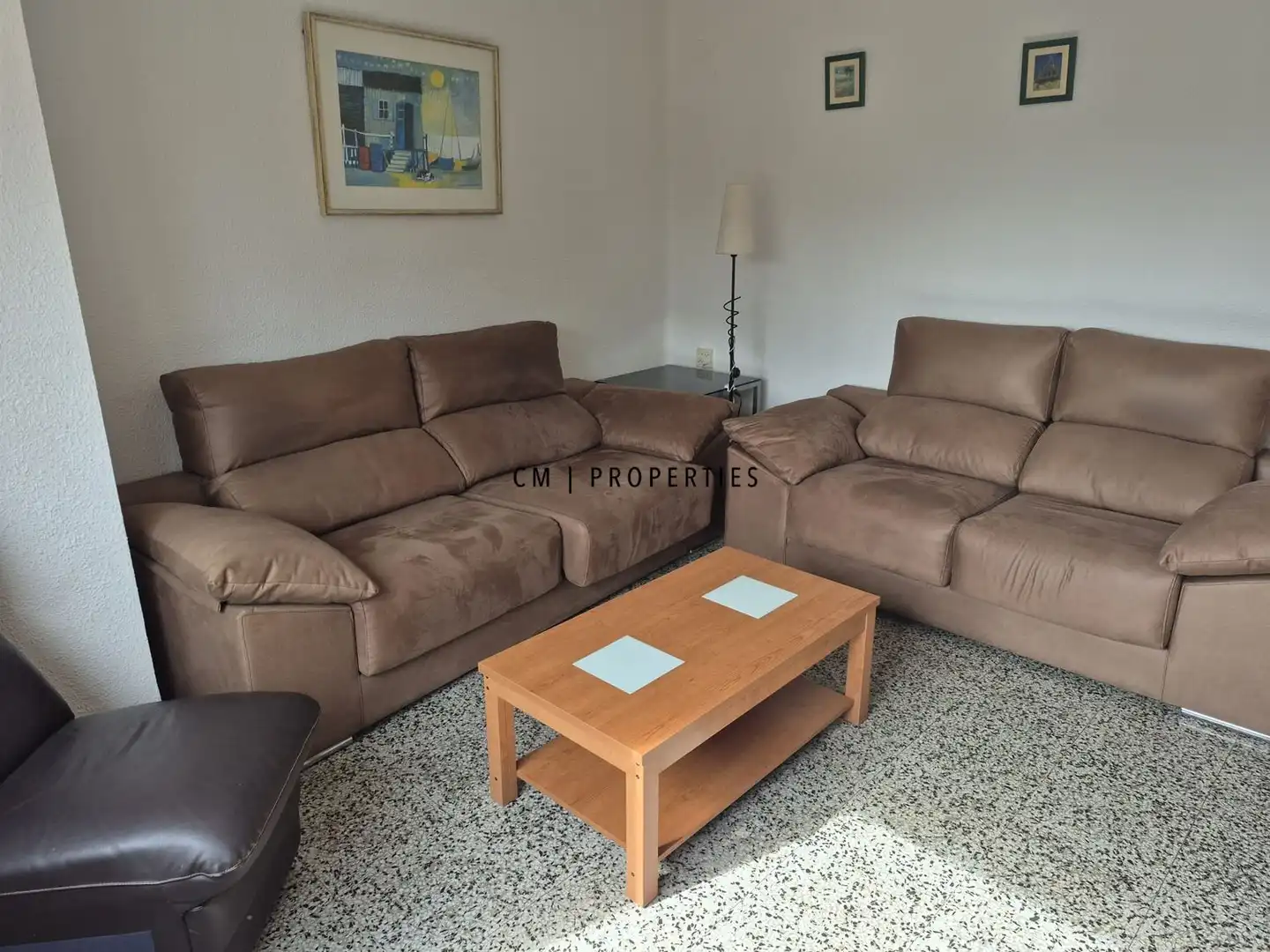 Wohnzimmer von Wohnung zur Miete in Burjassot mit Terrasse, Möbliert und Ofen
