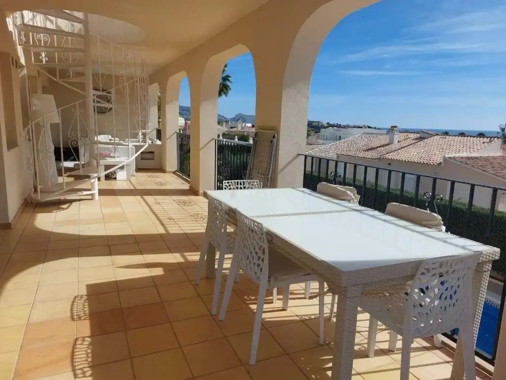 Terrace of Houses for sale in L'Alfàs del Pi  with Air Conditioner, Terrace and Storage room