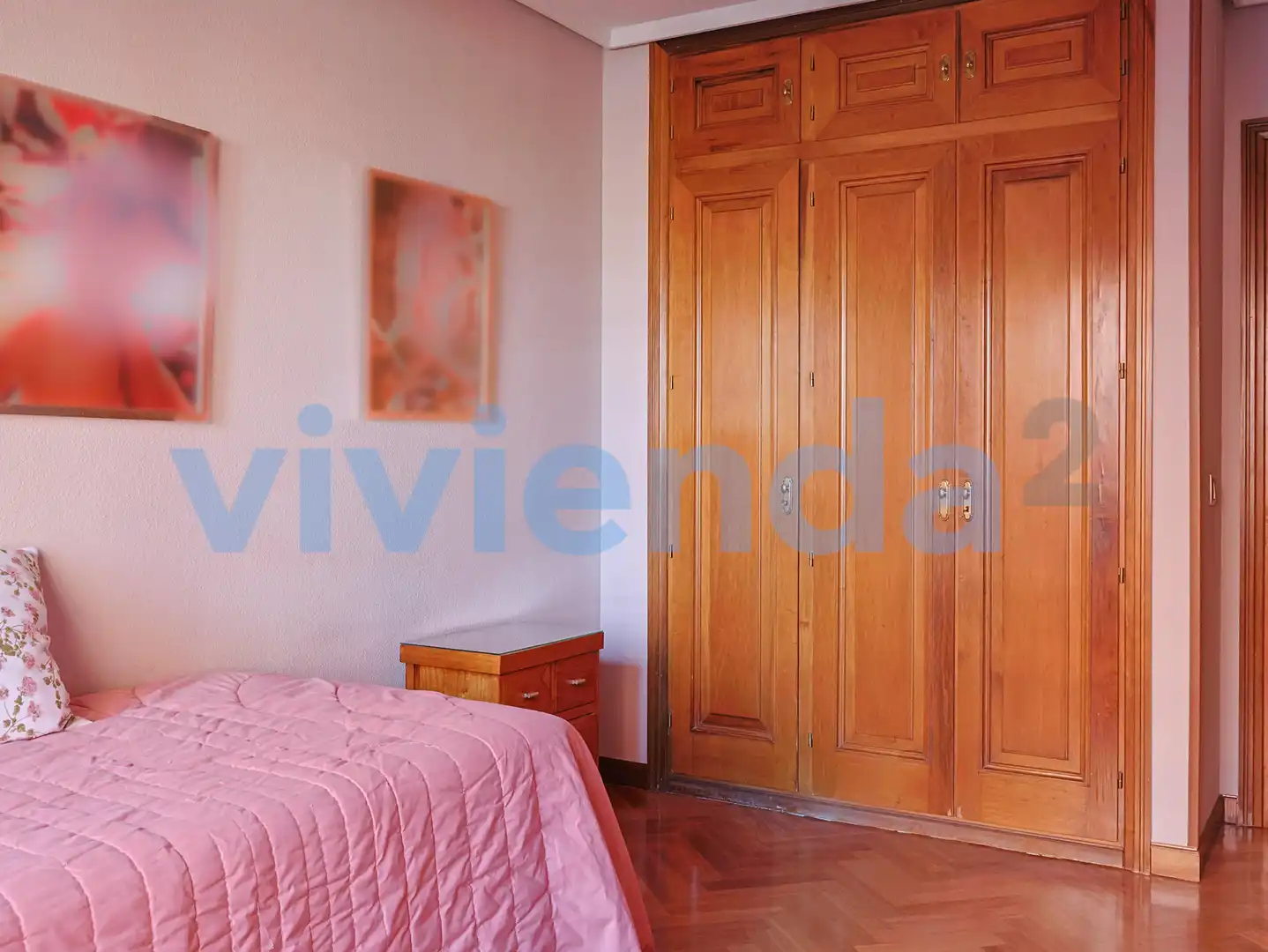 Bedroom of Flat for sale in Madrid  with Air Conditioner, Terrace and Swimming Pool