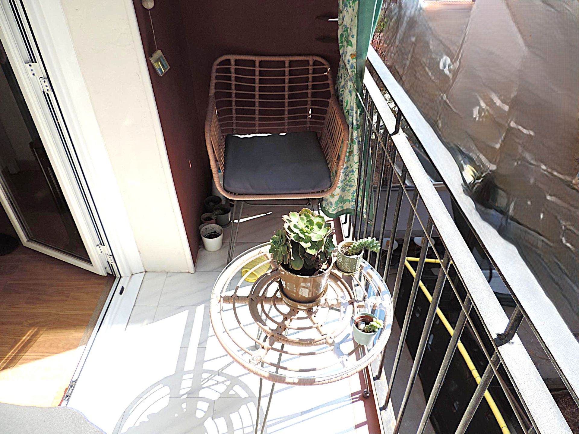 Balcony of Flat for sale in Badalona  with Parquet flooring and Balcony
