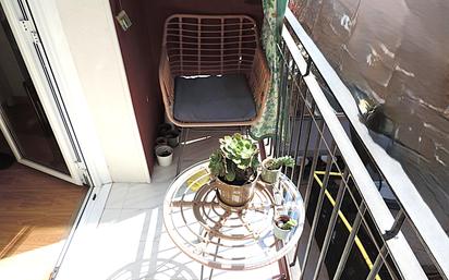 Balcony of Flat for sale in Badalona  with Parquet flooring and Balcony