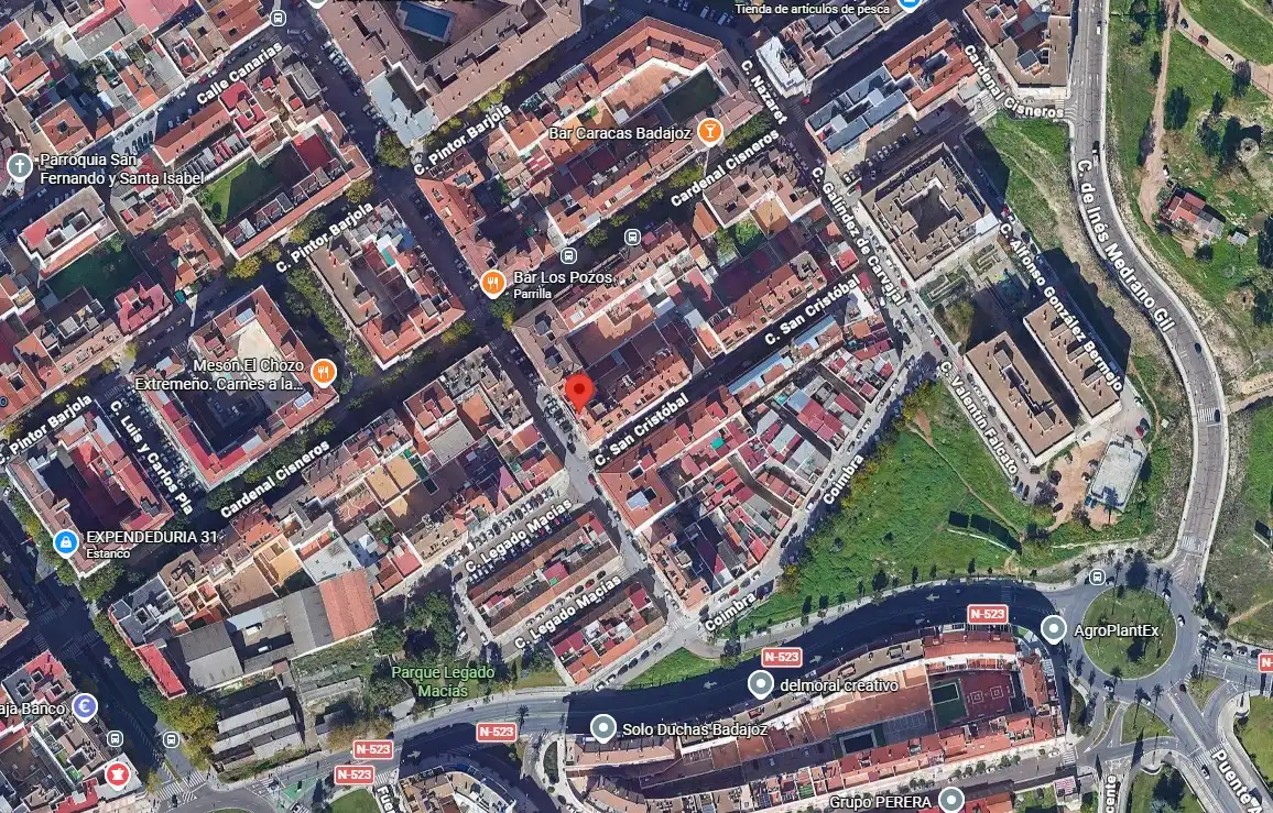 Vista exterior de Piso en venta en Badajoz