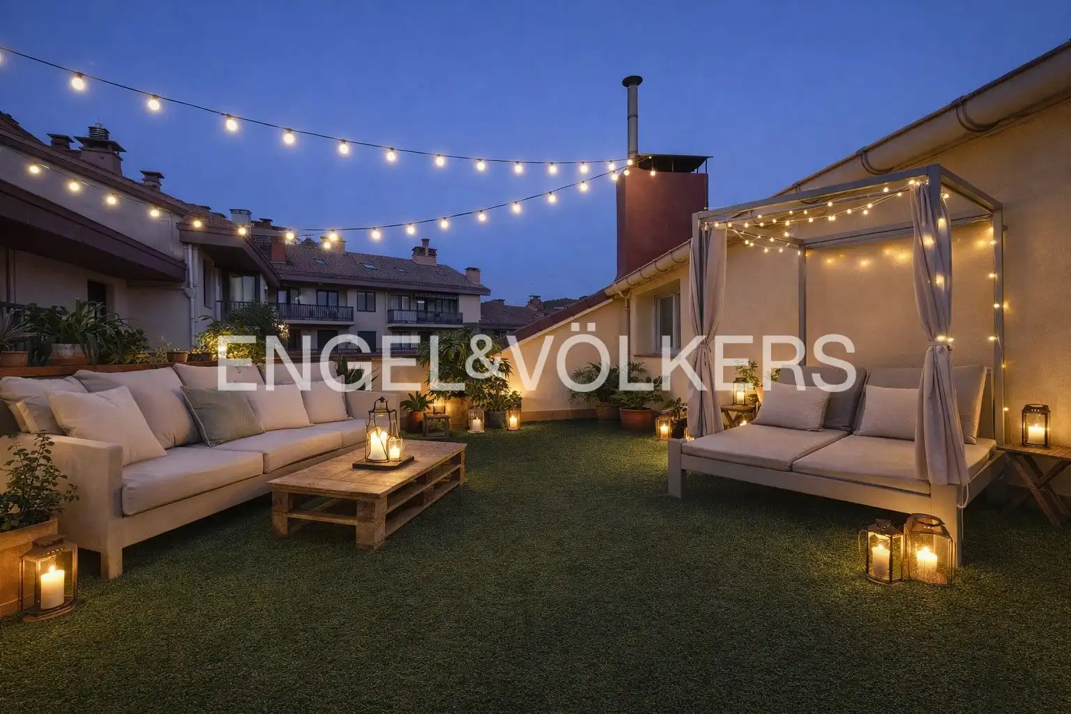 Terrasse von Dachboden zum Verkauf in Zaldibar mit Heizung und Terrasse