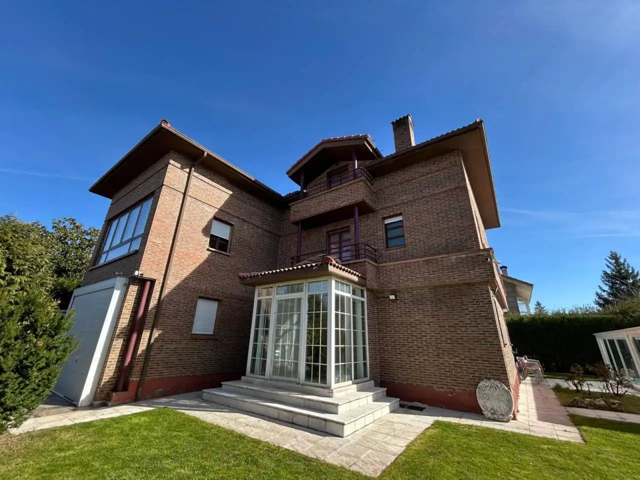 Vista exterior de Casa o chalet en venta en Castrillo del Val con Calefacción, Jardín privado y Terraza