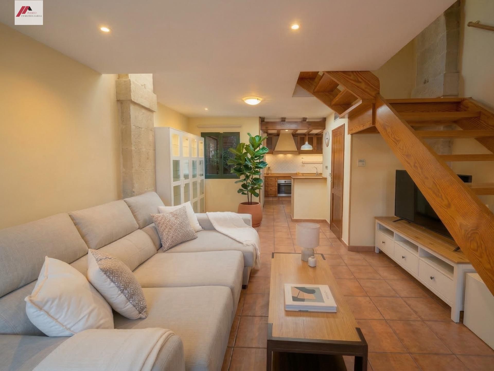 Living room of Single-family semi-detached for sale in El Puerto de Santa María  with Furnished