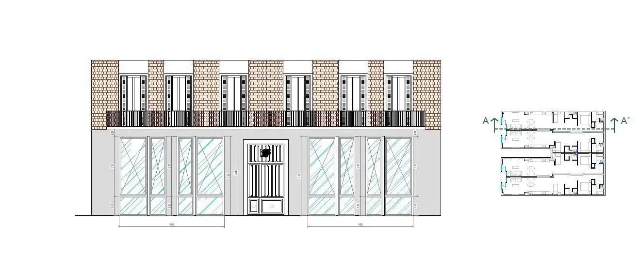 Exterior view of Ground floor for sale in Madrid  with Air Conditioner and Alarm