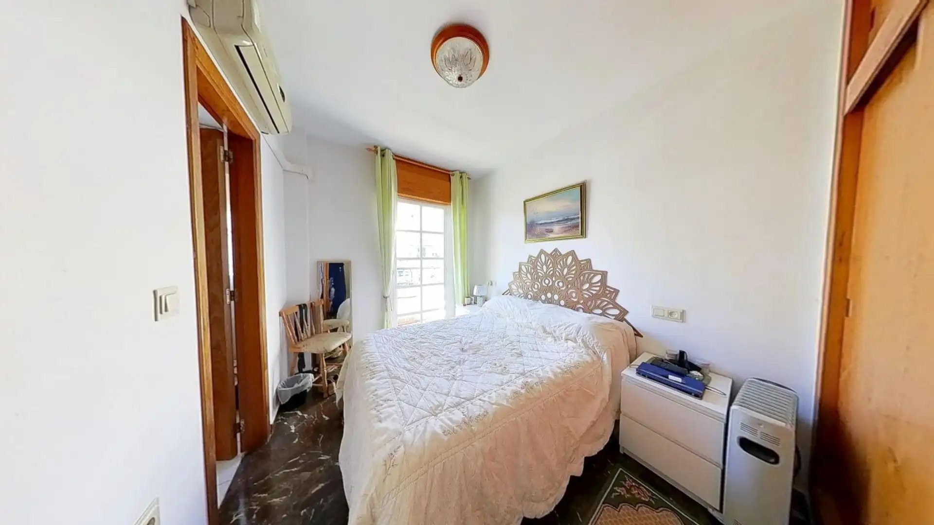 Schlafzimmer von Wohnungen zum Verkauf in Gualchos mit Klimaanlage, Terrasse und Abstellraum