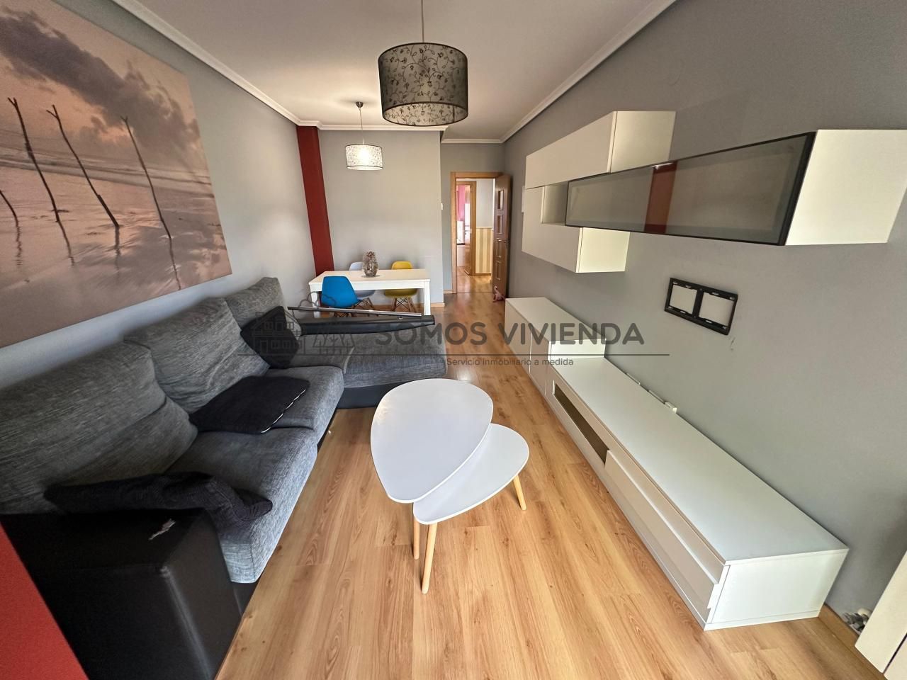 Sala de estar de Piso en venta en Ourense Capital  con Calefacción, Trastero y Amueblado