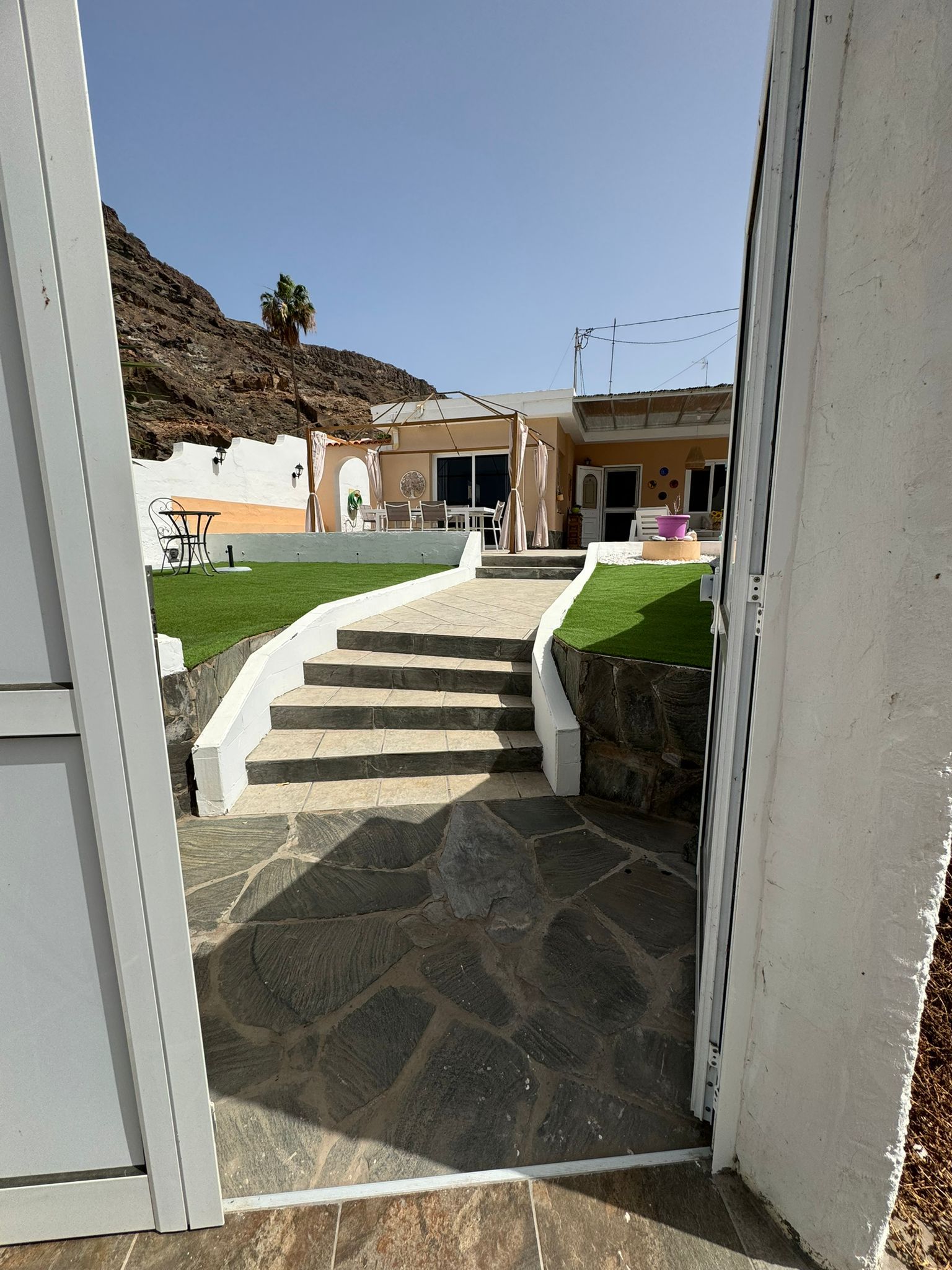 Terraza de Casa o chalet en venta en Mogán con Jardín privado, Trastero y Amueblado