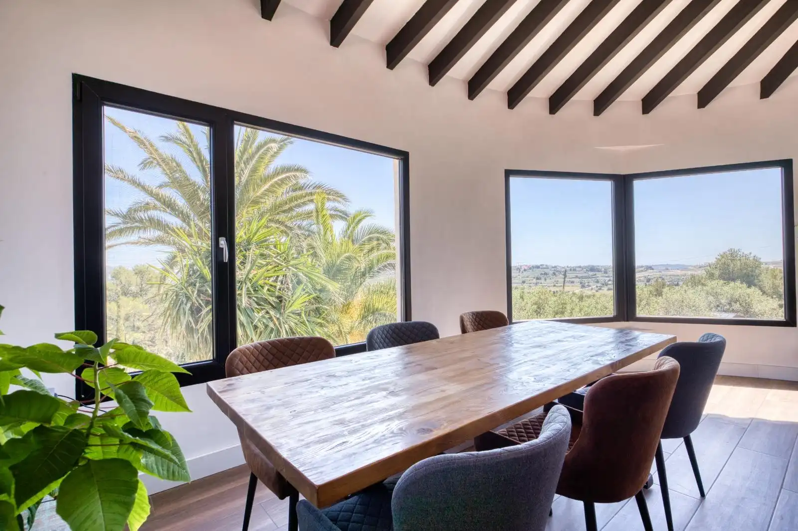 Menjador de Casa o xalet en venda en Benissa amb Aire condicionat, Jardí privat i Piscina