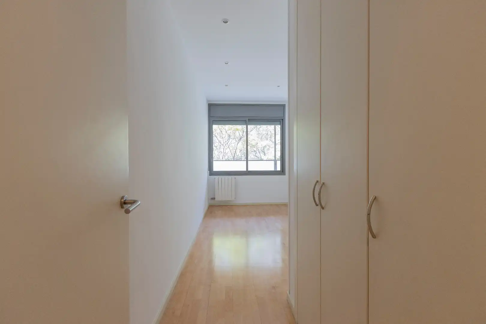 Schlafzimmer von Wohnung zum Verkauf in Barcelona mit Klimaanlage, Heizung und Parkett