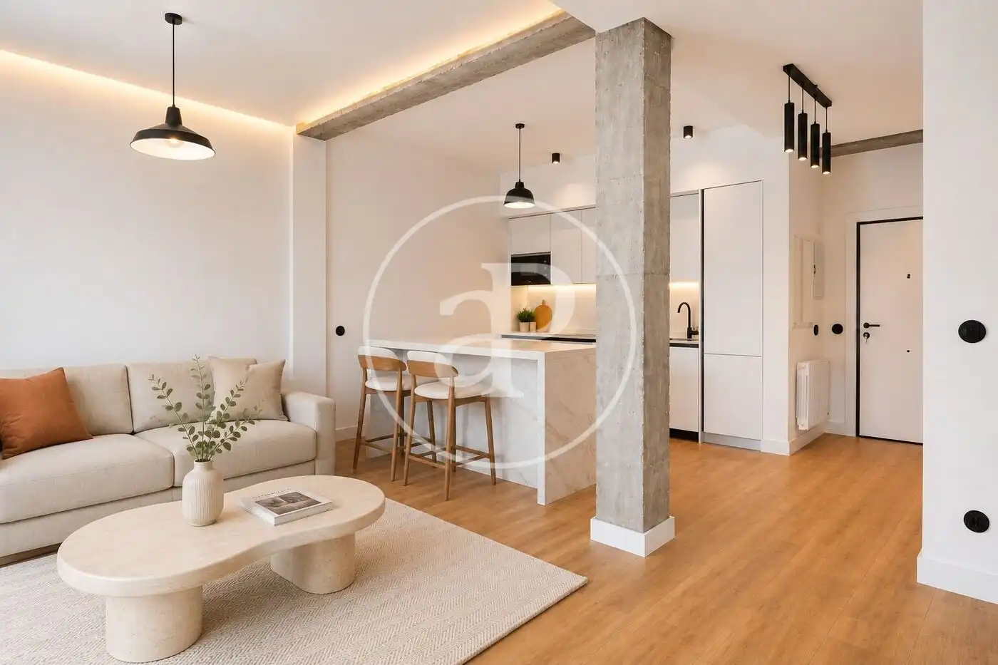 Living room of Attic for sale in Madrid  with Air Conditioner, Heating and Terrace