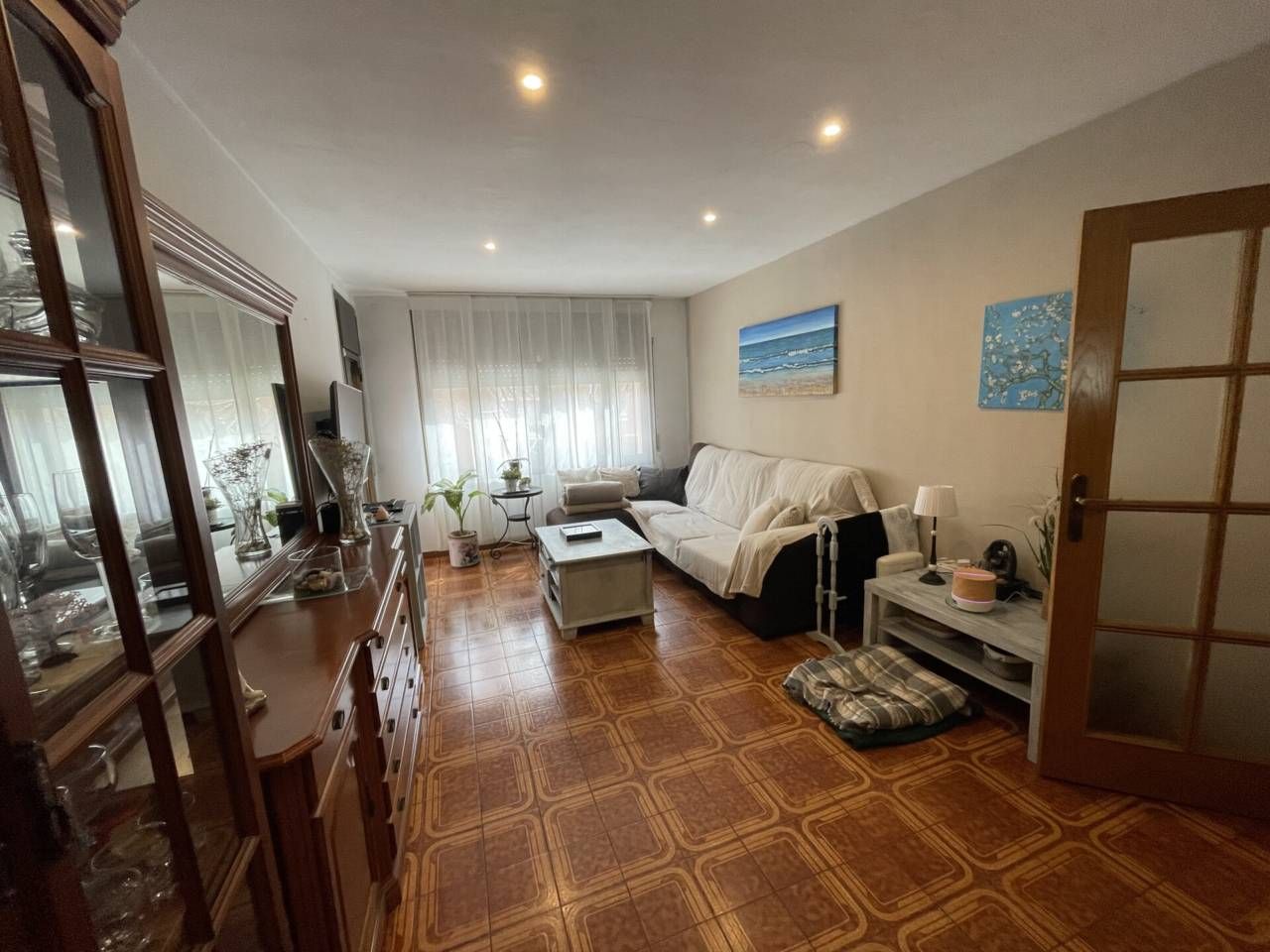 Sala d'estar de Pis en venda en Mataró amb Balcó