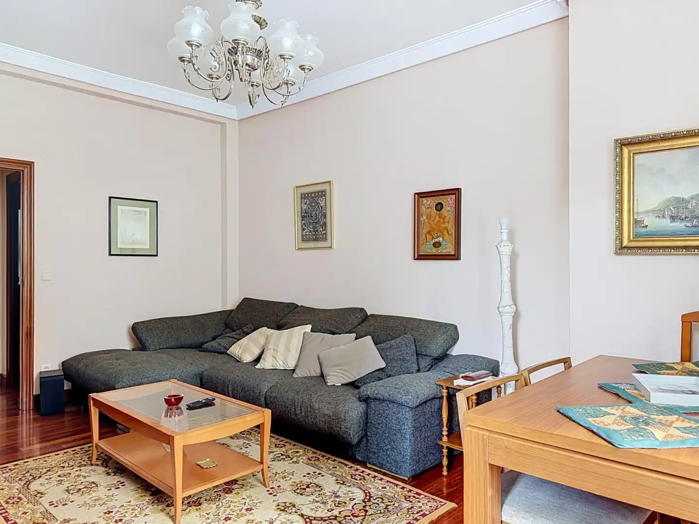 Sala de estar de Piso en venta en Donostia - San Sebastián  con Calefacción y Balcón