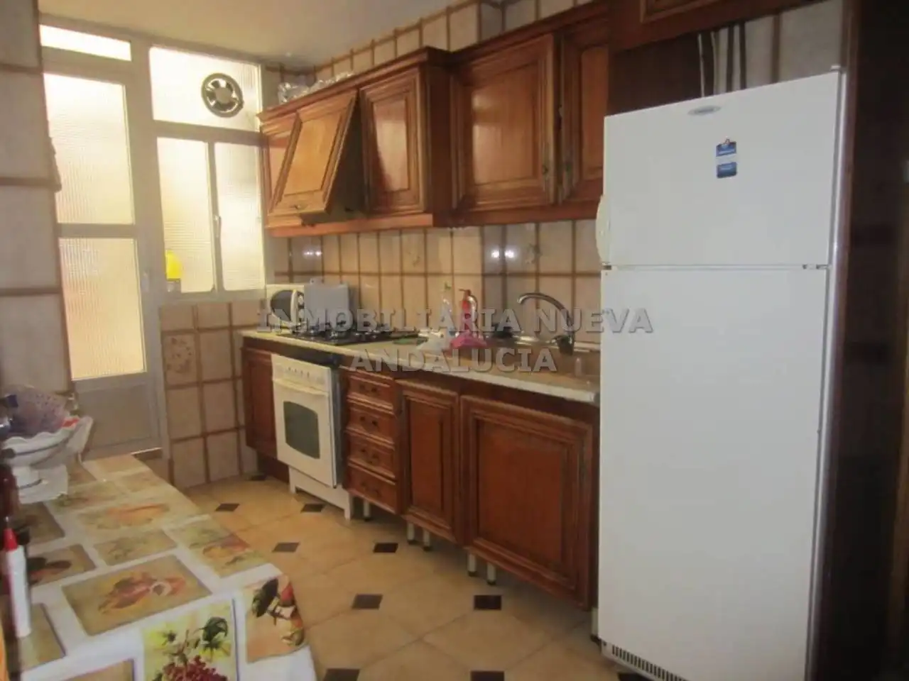 Cocina de Piso de alquiler en Almería con Terraza y Amueblado