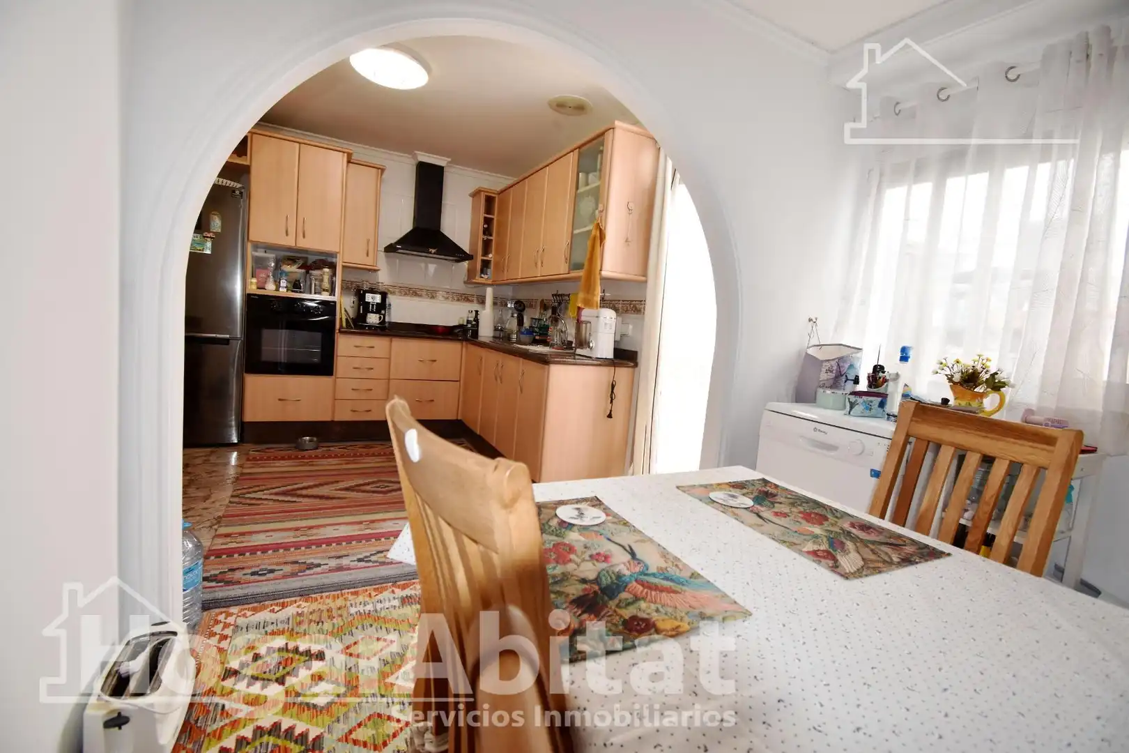 Kitchen of Flat for sale in Miramar  with Air Conditioner and Balcony