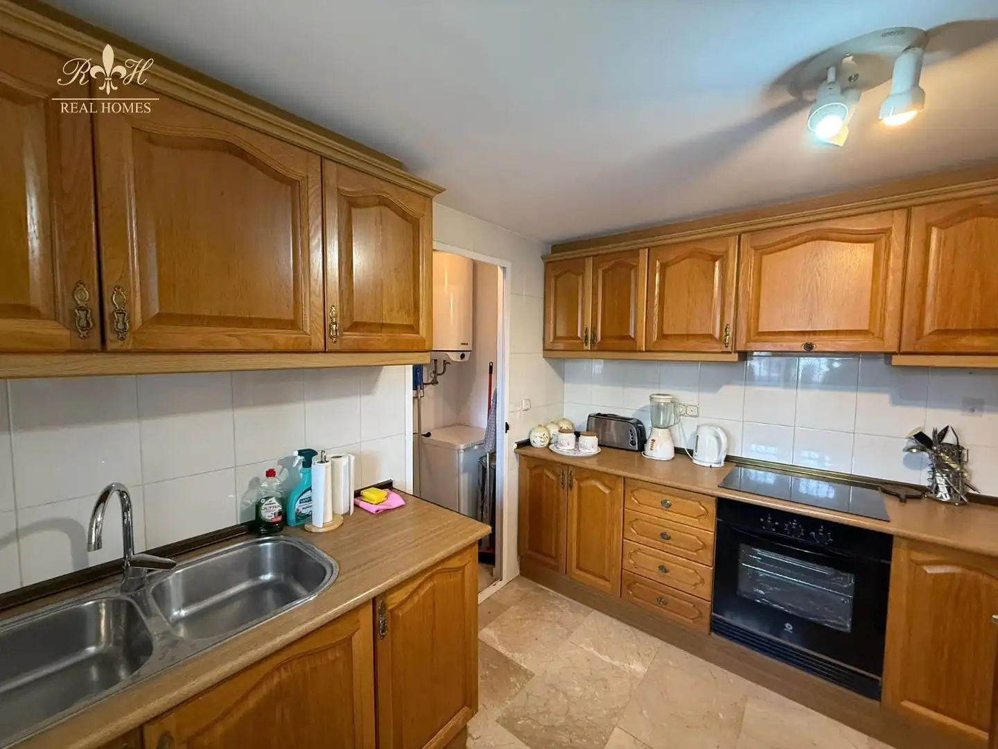 Küche von Wohnung zur Miete in L'Alfàs del Pi mit Klimaanlage, Terrasse und Schwimmbad